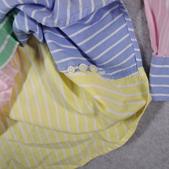 Ralph Lauren Multicolor Striped Casual Button Down Shirt - Picture 9 of 12